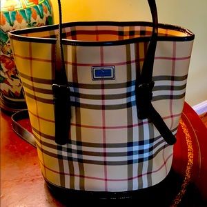 Authentic Burberry bucket bag